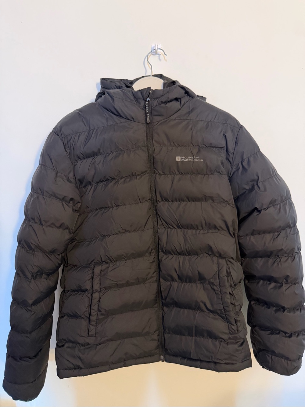 Mountain Hardwear Men's Black Quilted Hooded Puffer Jacket